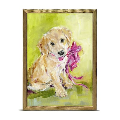 'Holiday Collection - New Puppy' by Susan Pepe Mini Framed Art - 5 x 7