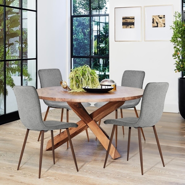 Shop Carson Carrington Viken Fabric Dining Chair (Set of 4) - On Sale - Free Shipping Today ...