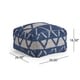 preview thumbnail 8 of 10, Azelea Boho Cube Wool and Cotton Pouf by Christopher Knight Home