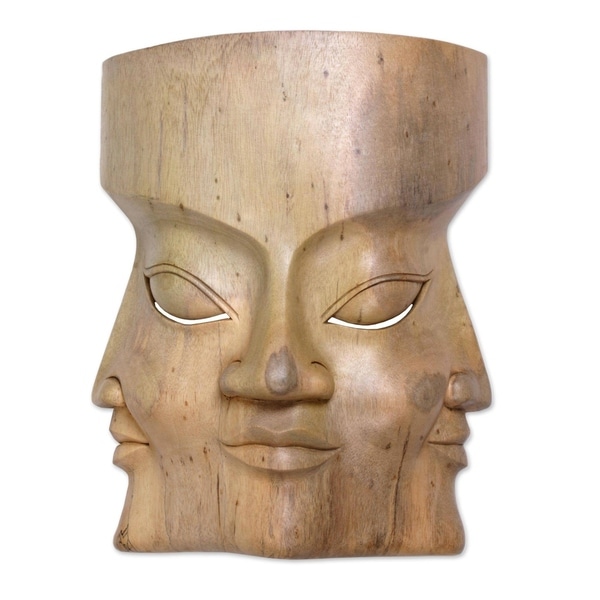 Handmade Three Dimensions Wood mask (Indonesia). Opens flyout.