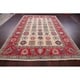 preview thumbnail 10 of 14, Oriental Kazak Pakistan Hand Knotted Wool Traditional Area Rug - 10'0" x 6'9"