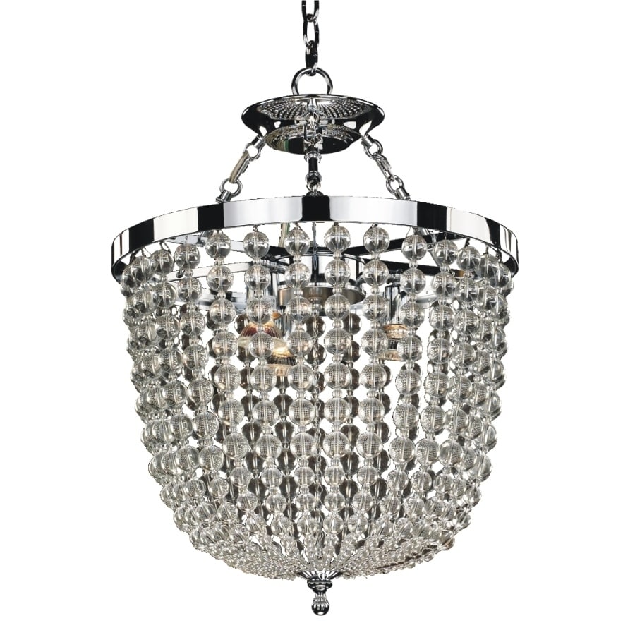 16"W Smooth Ball 3 Light Chandelier (Arcadia 612 16) - Chandeliers For Bedrooms by Overstock.com