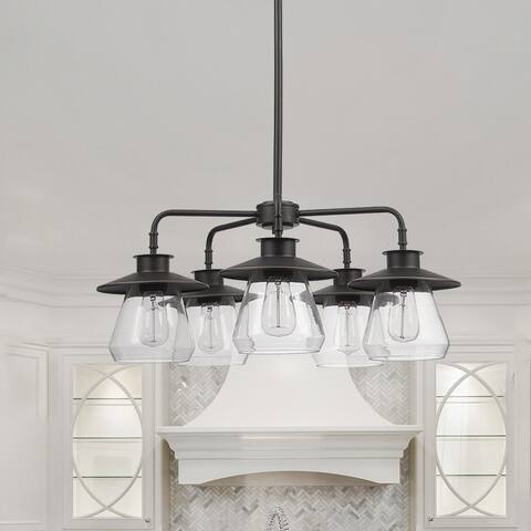 The Gray Barn Twyla 5-light Oil Rubbed Bronze Chandelier - 60.13"