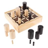 3D Wooden Tic Tac Toe Tabletop by Hey! Play!