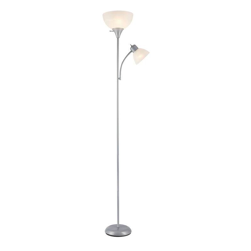 Porch & Den Caxton 72-inch Torchiere Floor Lamp with Adjustable Reading Light