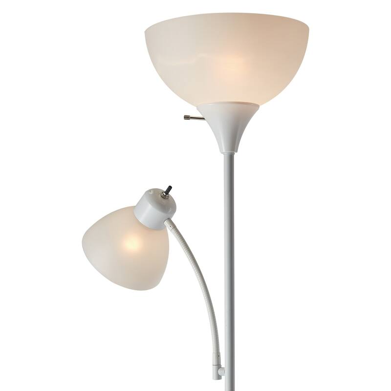 Porch & Den Caxton 72-inch Torchiere Floor Lamp with Adjustable Reading Light