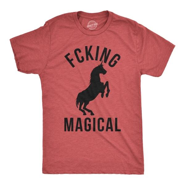 Shop Mens Magical Funny T Shirts Unicorn Vintage Tees Cool