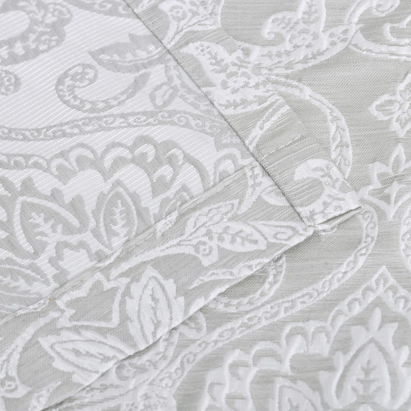 Superior Hinia Jacquard Grommet Curtain Panel (Set of 2)