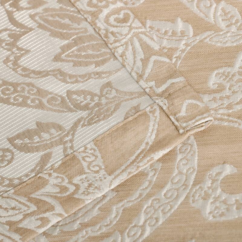 Superior Hinia Jacquard Grommet Curtain Panel (Set of 2)