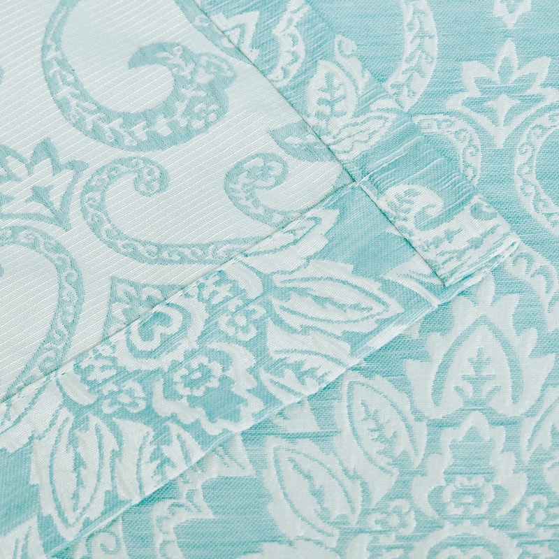 Superior Hinia Jacquard Grommet Curtain Panel (Set of 2)
