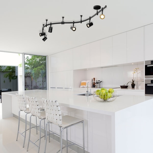 Flexigon 6-Light Black Flexible Track Lighting Kit. Opens flyout.