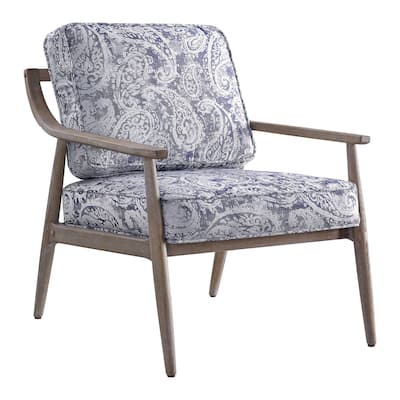 Samuel Arm Chair with Brown Brushed Finish