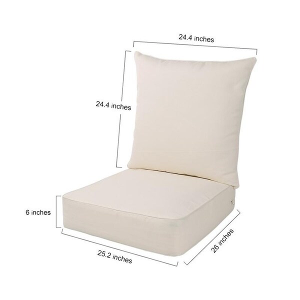 26 inch outdoor seat cushions