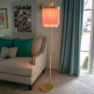 framboise fringe shade table lamp