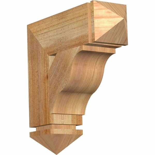 Funston Arts & Crafts Rough Sawn Bracket, Western Red Cedar