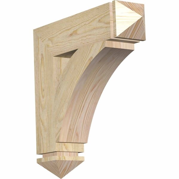 Thorton Arts & Crafts Rough Sawn Bracket, Douglas Fir