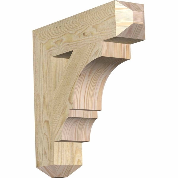 Balboa Craftsman Rough Sawn Bracket, Douglas Fir