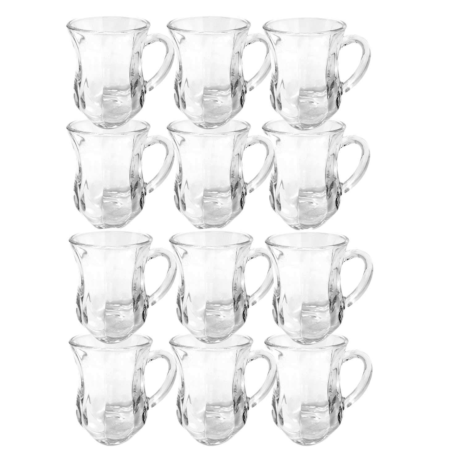 Somil New Design & Style Glass Tea Cup Set Of 6 Model No-b32