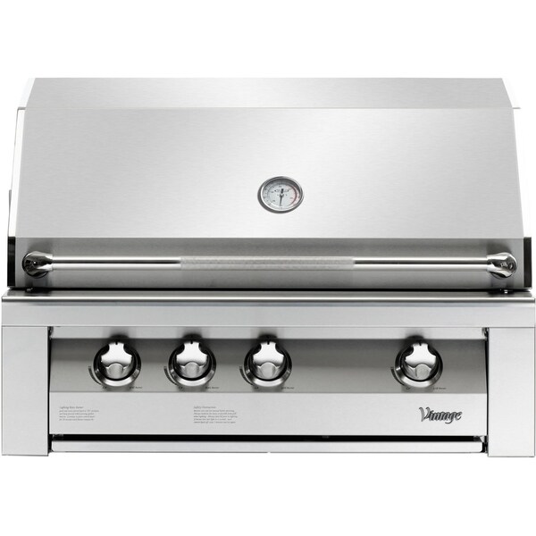 36-In. Built-In Natural Gas Grill in Stainless with Sear Zone. Opens flyout.