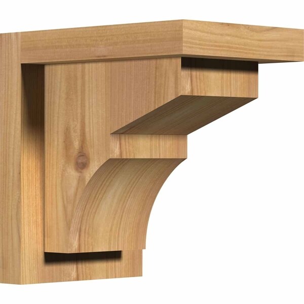 Monterey Smooth Corbel w/Backplate, Western Red Cedar