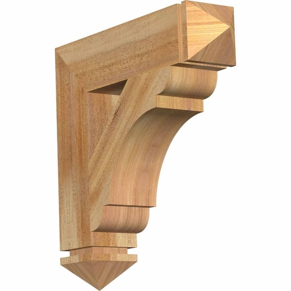 Olympic Arts & Crafts Rough Sawn Bracket, Western Red Cedar - Bed Bath ...