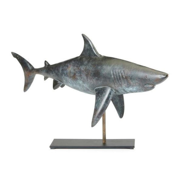 Choose your Patina Color and Choose from a Variety of Nautical Pieces Shark 17 or 23 Wide Handmade Metal Wall Art Home Decor Choose 11