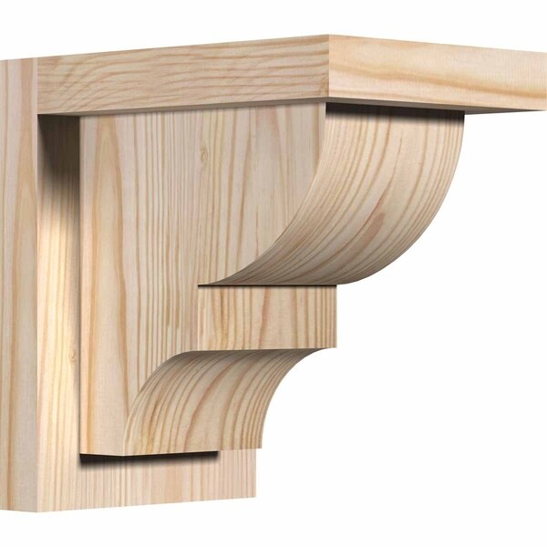 Ridgewood Smooth Corbel w/Backplate, Douglas Fir