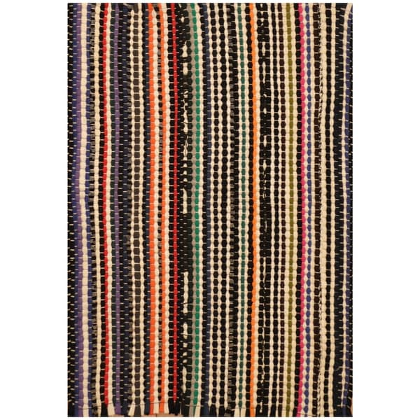 Handmade One-of-a-Kind Wool Kilim (India) - 1'6 x 2'2