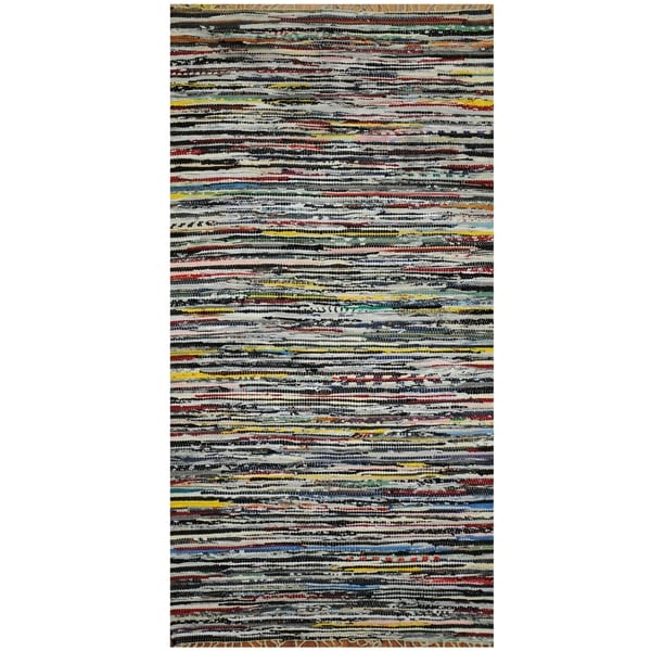 Handmade One-of-a-Kind Wool Kilim (India) - 3' x 5'7