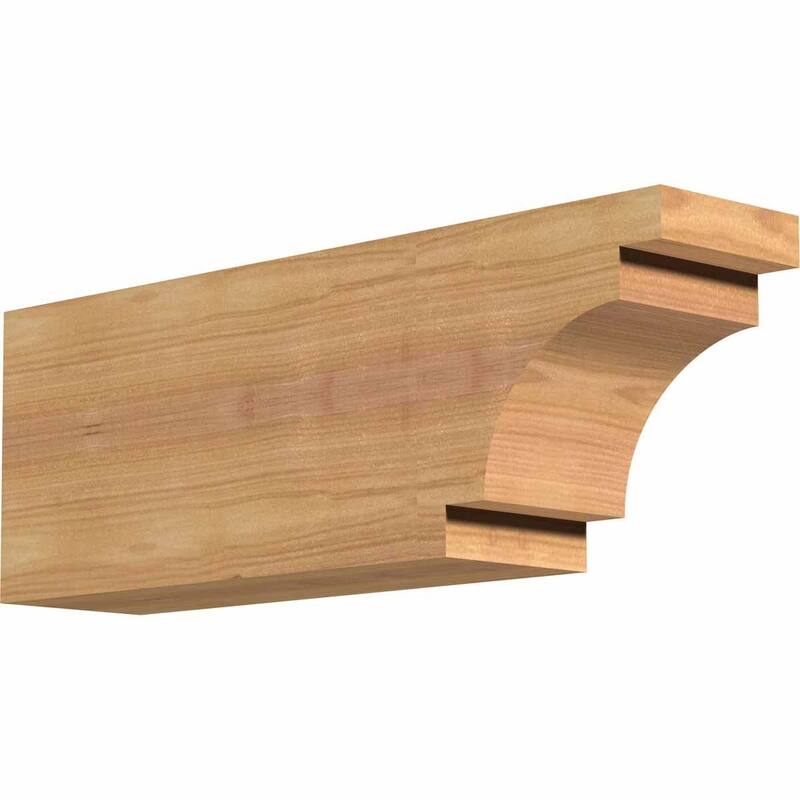 Mediterranean Smooth Rafter Tail, Western Red Cedar - Bed Bath & Beyond ...