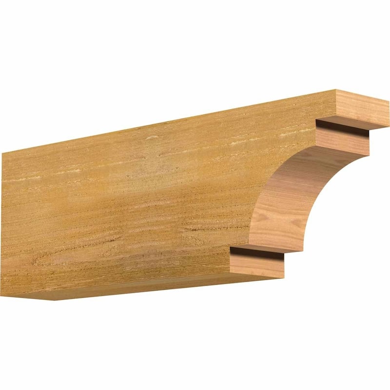 Mediterranean Rough Sawn Rafter Tail, Western Red Cedar - Bed Bath 