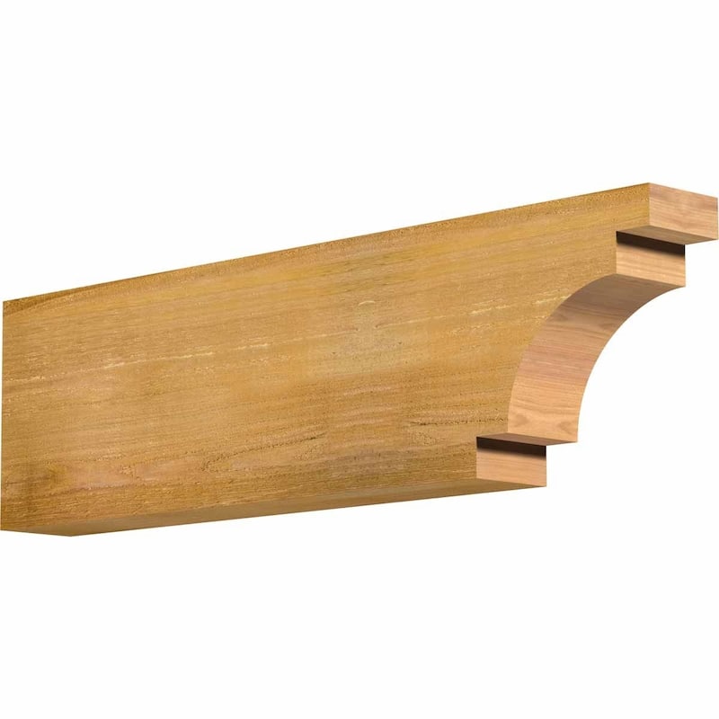 Mediterranean Rough Sawn Rafter Tail, Western Red Cedar - Bed Bath ...