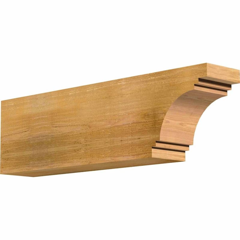 Pescadero Rough Sawn Rafter Tail, Western Red Cedar - On Sale - Bed ...