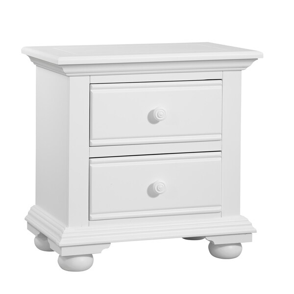 Beachcrest Eggshell White 2-Drawer Nightstand by Greyson Living