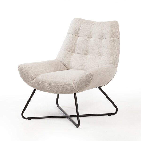 Cali Lounge Chair in Oatmeal Linen. Opens flyout.