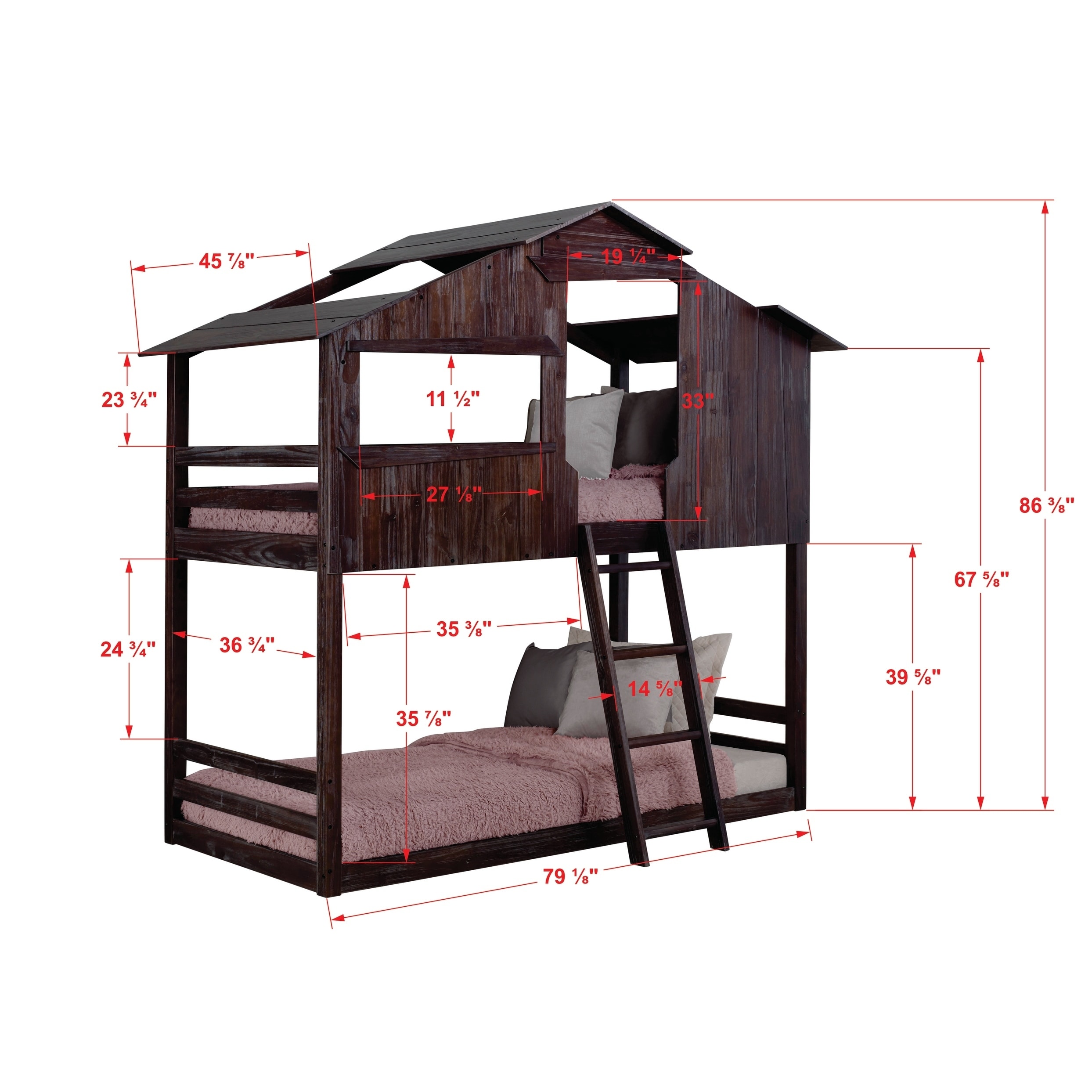 the fort bunk bed