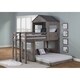 Twin over Full Campsite Loft in Rustic Dark Grey - Thumbnail 0