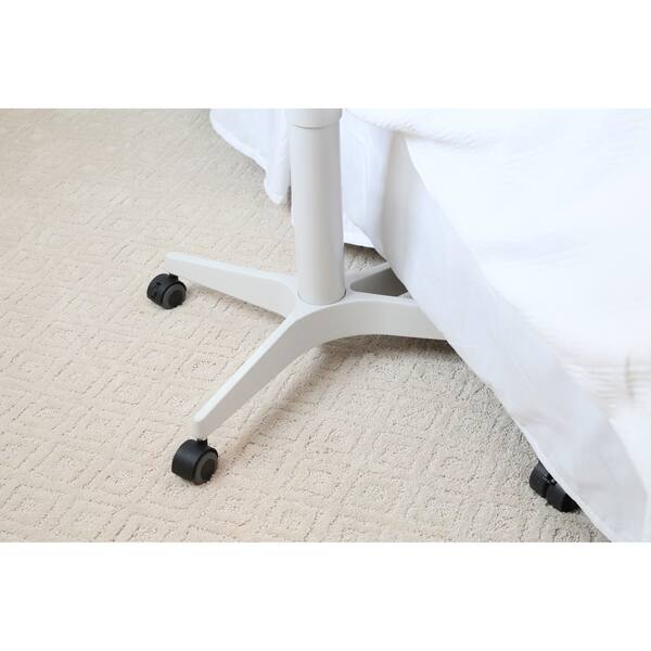 Airlift White 30 In Overbed Bedside Medical Height Airlift White 30 In Overbed Bedside