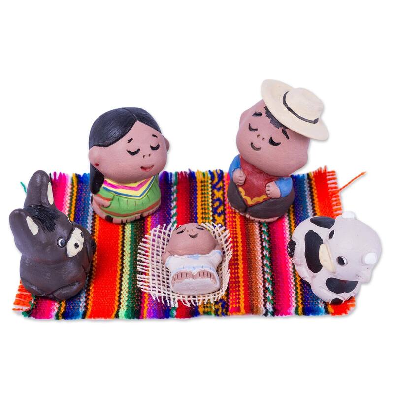 Handmade Peruvian Nativity Ceramic nativity scene (Peru) - N/A