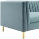 preview thumbnail 11 of 14, Silver Orchid Adams Channel Tufted Performance Velvet Sofa