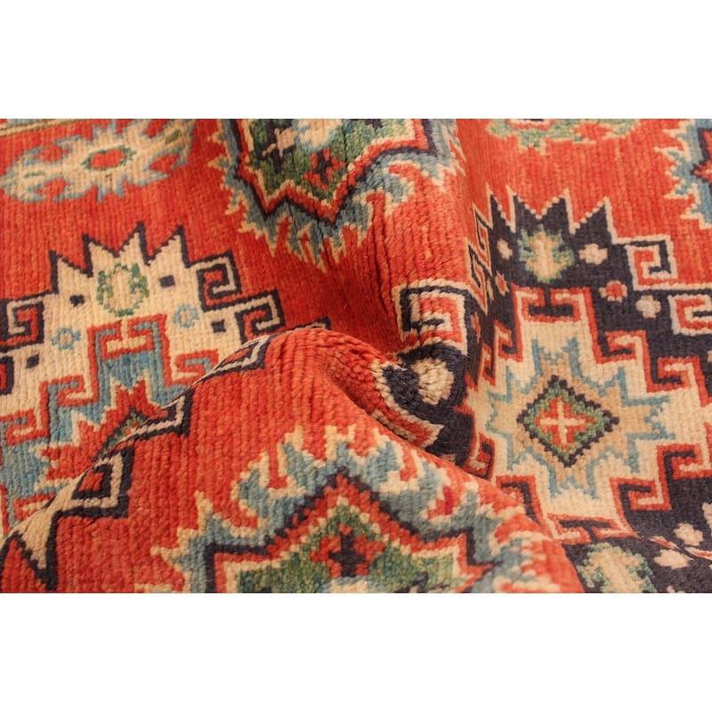 Hand-knotted Finest Gazni Copper Wool Rug - 2'9" x 9'5" Runner/2'9 x 9'5