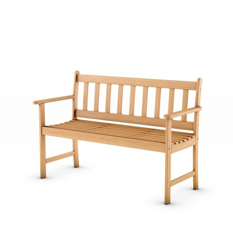 Ferguson Durable Outdoor Bench with Teak Finish by Amazonia - N/A