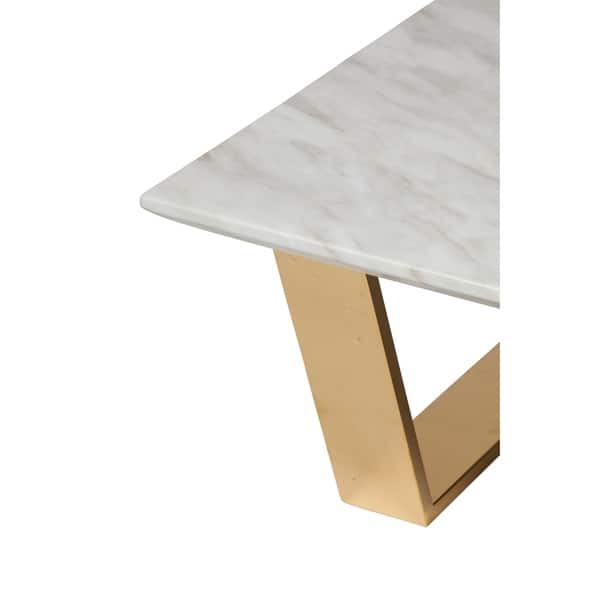 Milan Marble Coffee Table In Polished Gold Free Milan Marble Coffee Table In Polished Gold Free