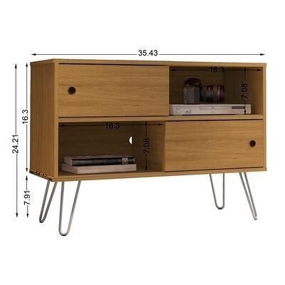 Manhattan Comfort Ulriksfors Mid Century Modern 35 In. Media Cabinet