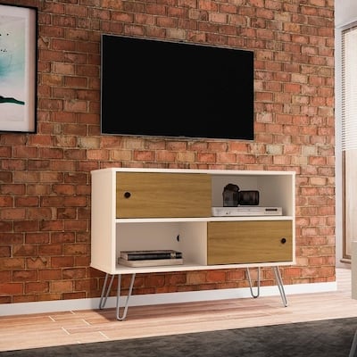 Manhattan Comfort Ulriksfors Mid Century Modern 35 In. Media Cabinet