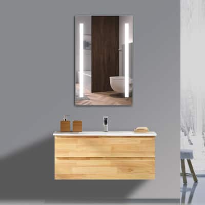 Mini Maxx LED Wall Mirror - Silver