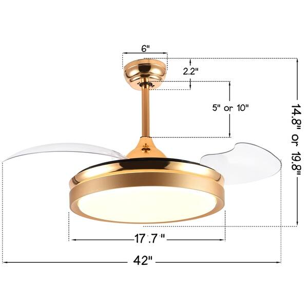 Shop Contemporary Bladeless Ceiling Fan With Light And Remote