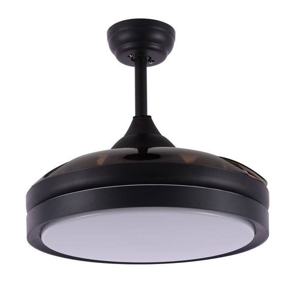 Shop Contemporary Bladeless Ceiling Fan With Light And