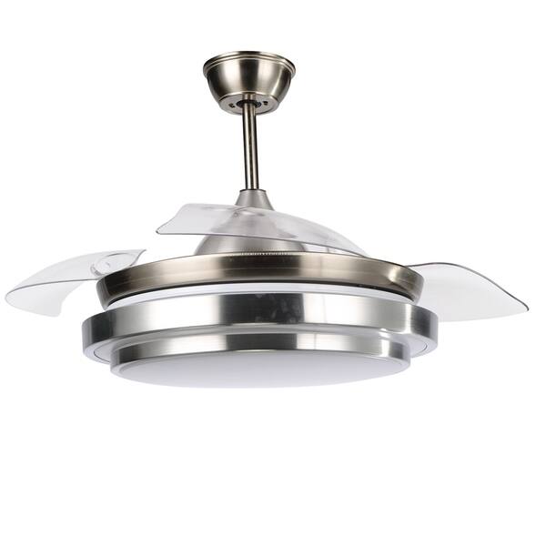 Shop Contemporary Bladeless Ceiling Fan With Light And