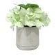 preview thumbnail 6 of 8, 7" Faux Hydrangea Tabletop Floral Arrangement in Pot ABN5P019-KW